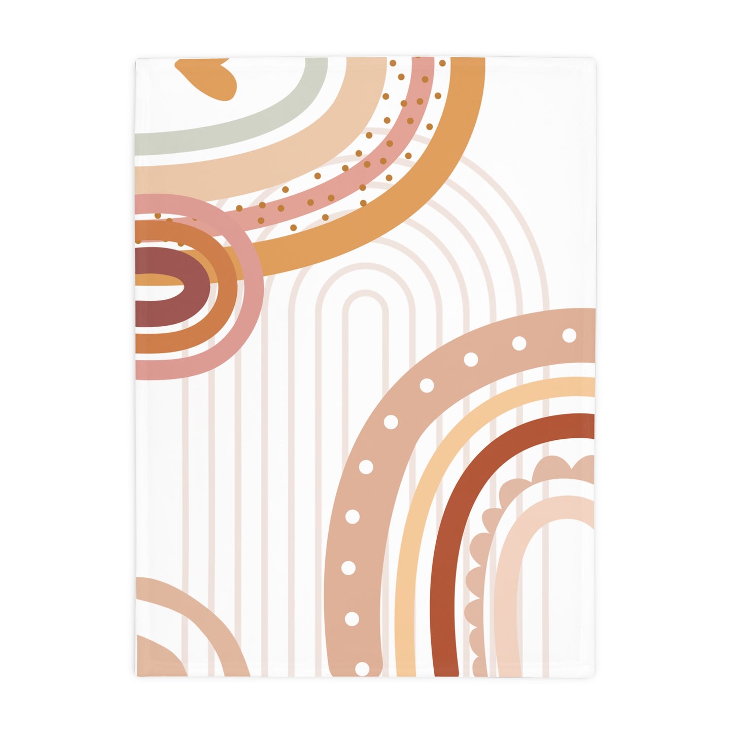 Cozy Plush Fleece Blanket with Abstract Rainbow Design, Soft Throw, Warm Home Decor, Gift for All Occasions, Snuggly Comfort Blanket,