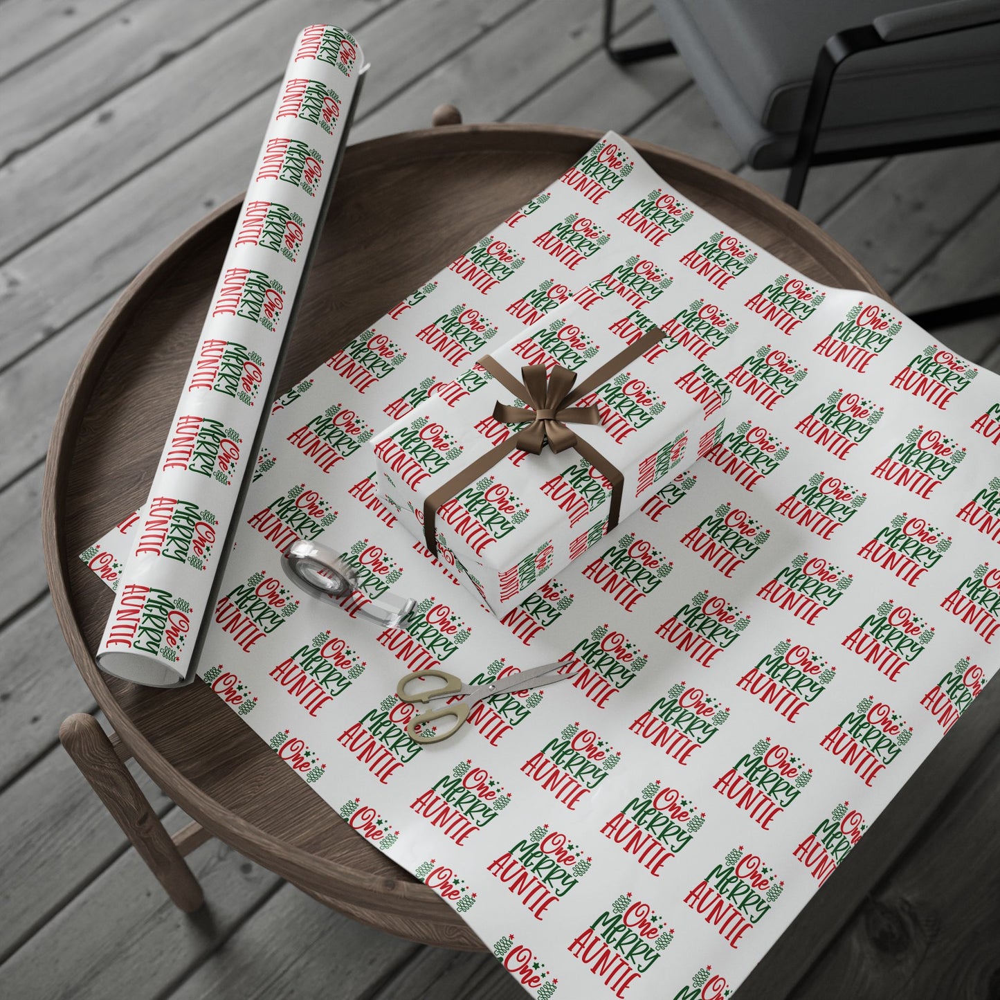 Festive Wrapping Papers for Holidays, Gift Wrapping, Christmas, Birthdays, Special Occasions, Fun Aunt Gifts