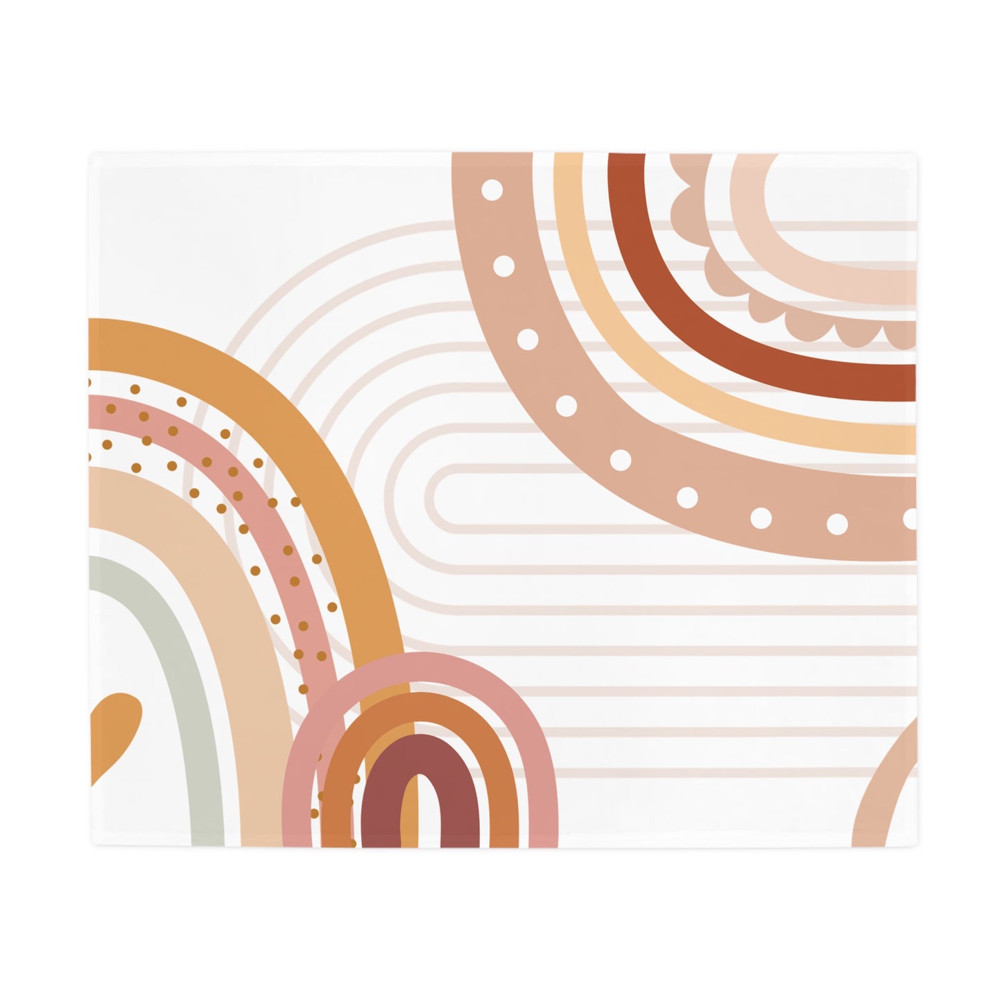 Cozy Plush Fleece Blanket with Abstract Rainbow Design, Soft Throw, Warm Home Decor, Gift for All Occasions, Snuggly Comfort Blanket,