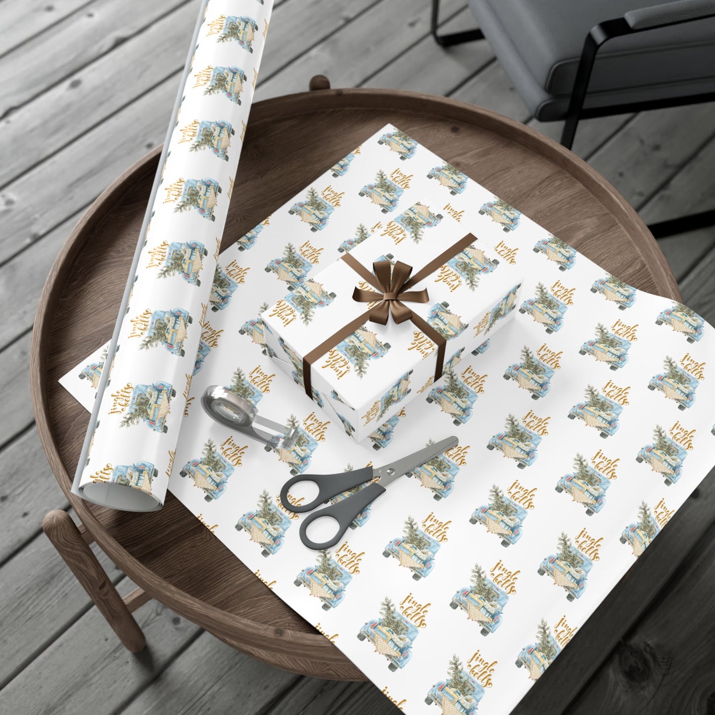 Charming Holiday Gift Wrap Papers - Rustic Style Wrapping, Seasonal Gifts, Eco-Friendly Packaging, Festive Present