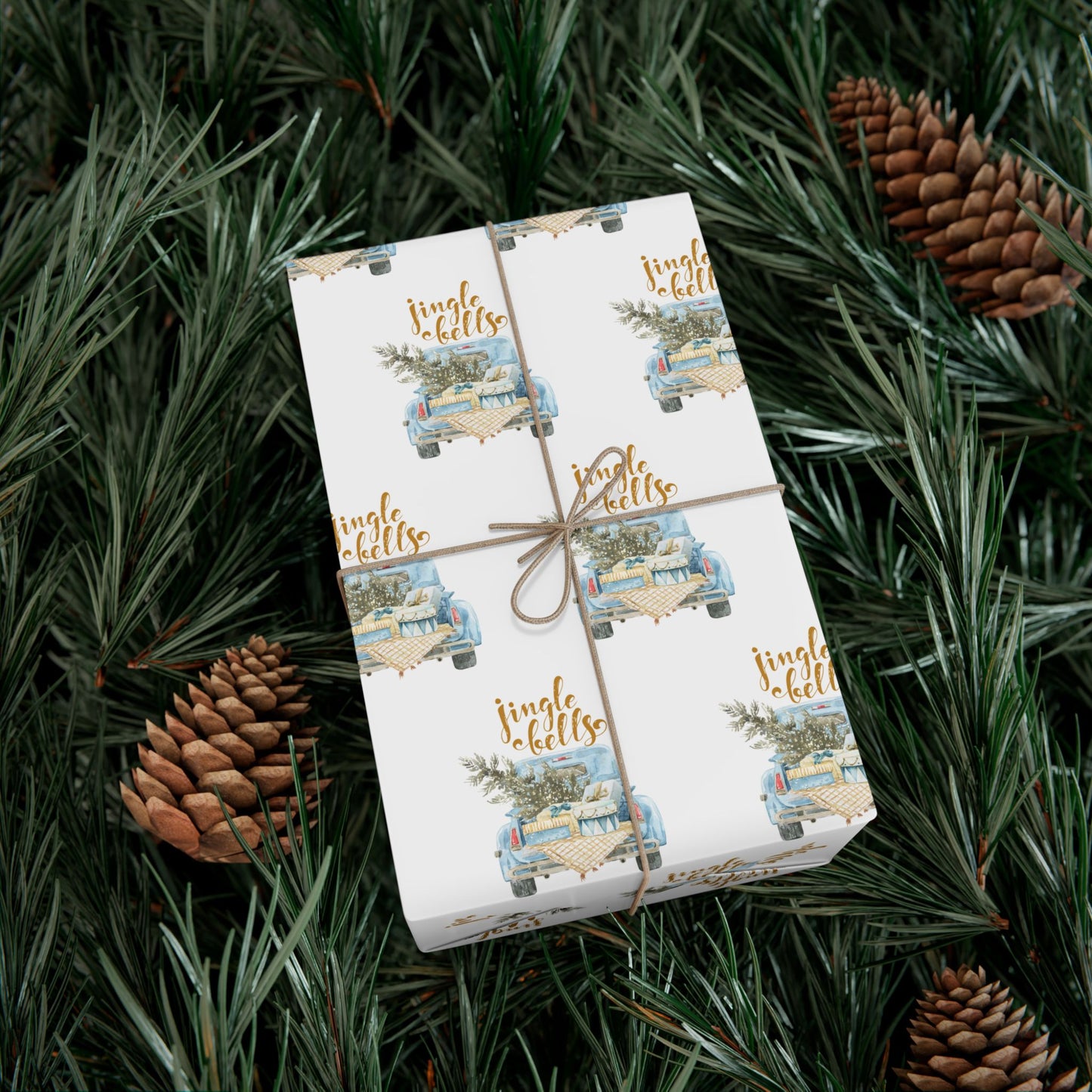 Charming Holiday Gift Wrap Papers - Rustic Style Wrapping, Seasonal Gifts, Eco-Friendly Packaging, Festive Present