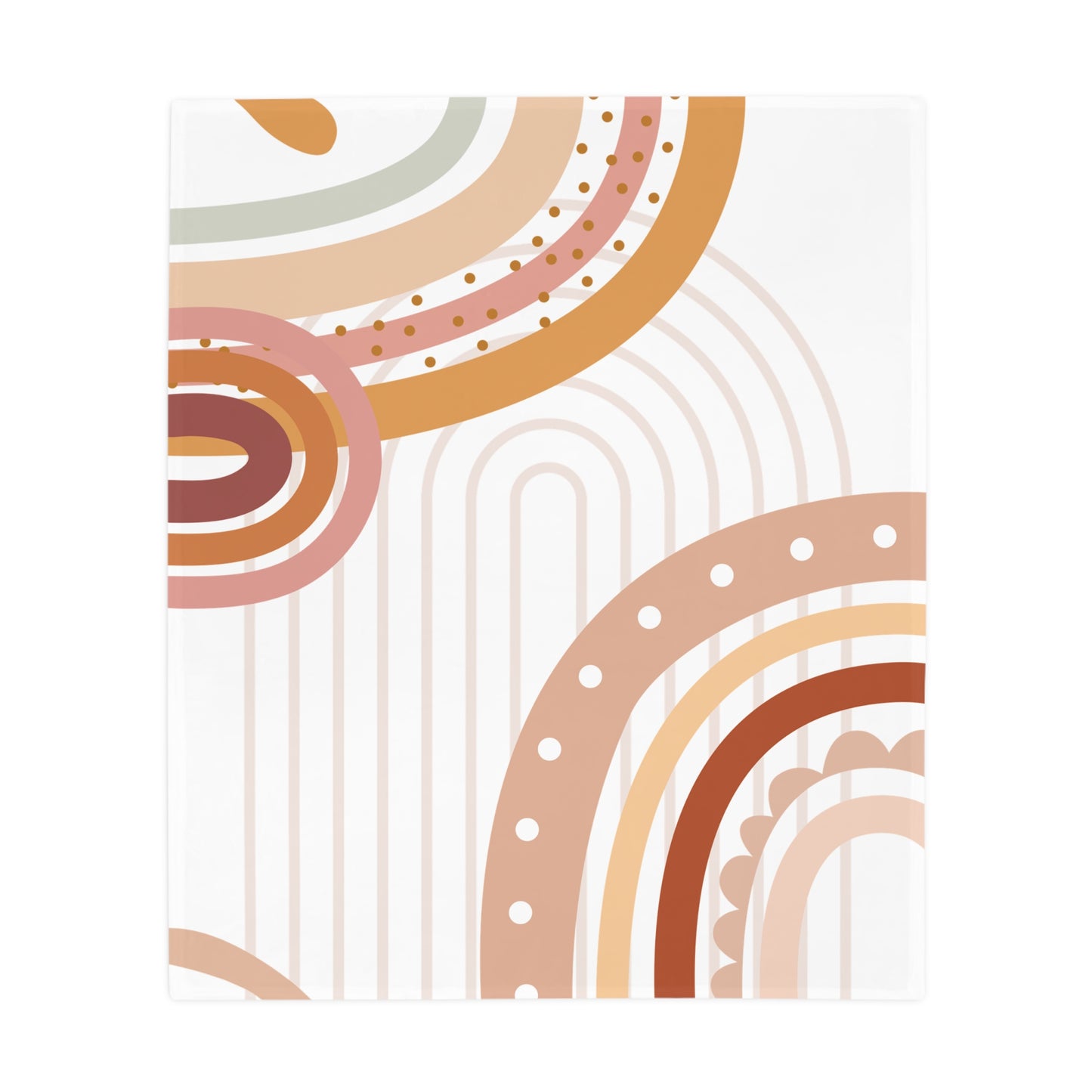 Cozy Plush Fleece Blanket with Abstract Rainbow Design, Soft Throw, Warm Home Decor, Gift for All Occasions, Snuggly Comfort Blanket,