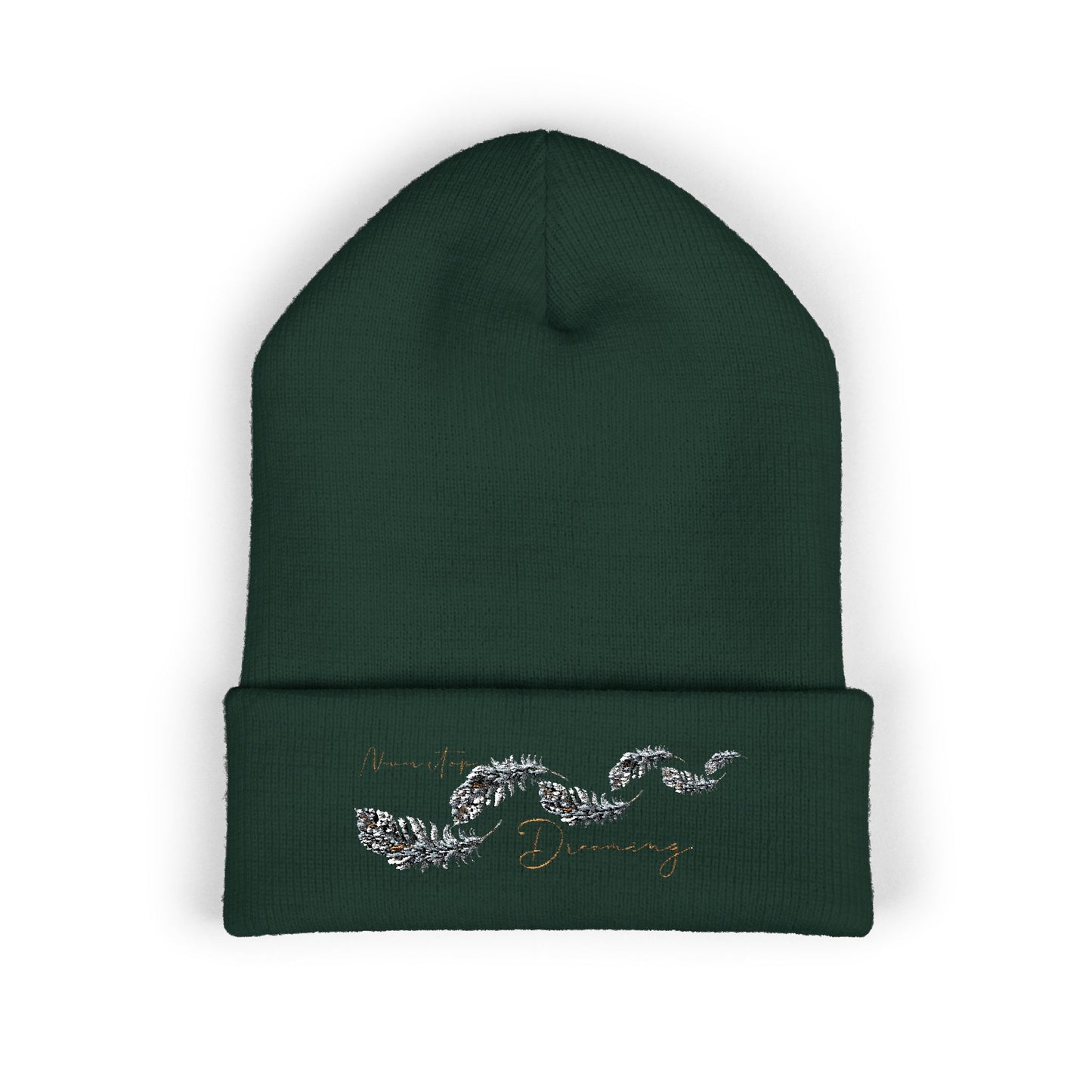 Embroidered Classic Cuffed Beanie | Warm Cozy Winter Hat | Unisex Knit Cap | Perfect Gift for Holidays, Beanie for Him, Her, Winter Fashion