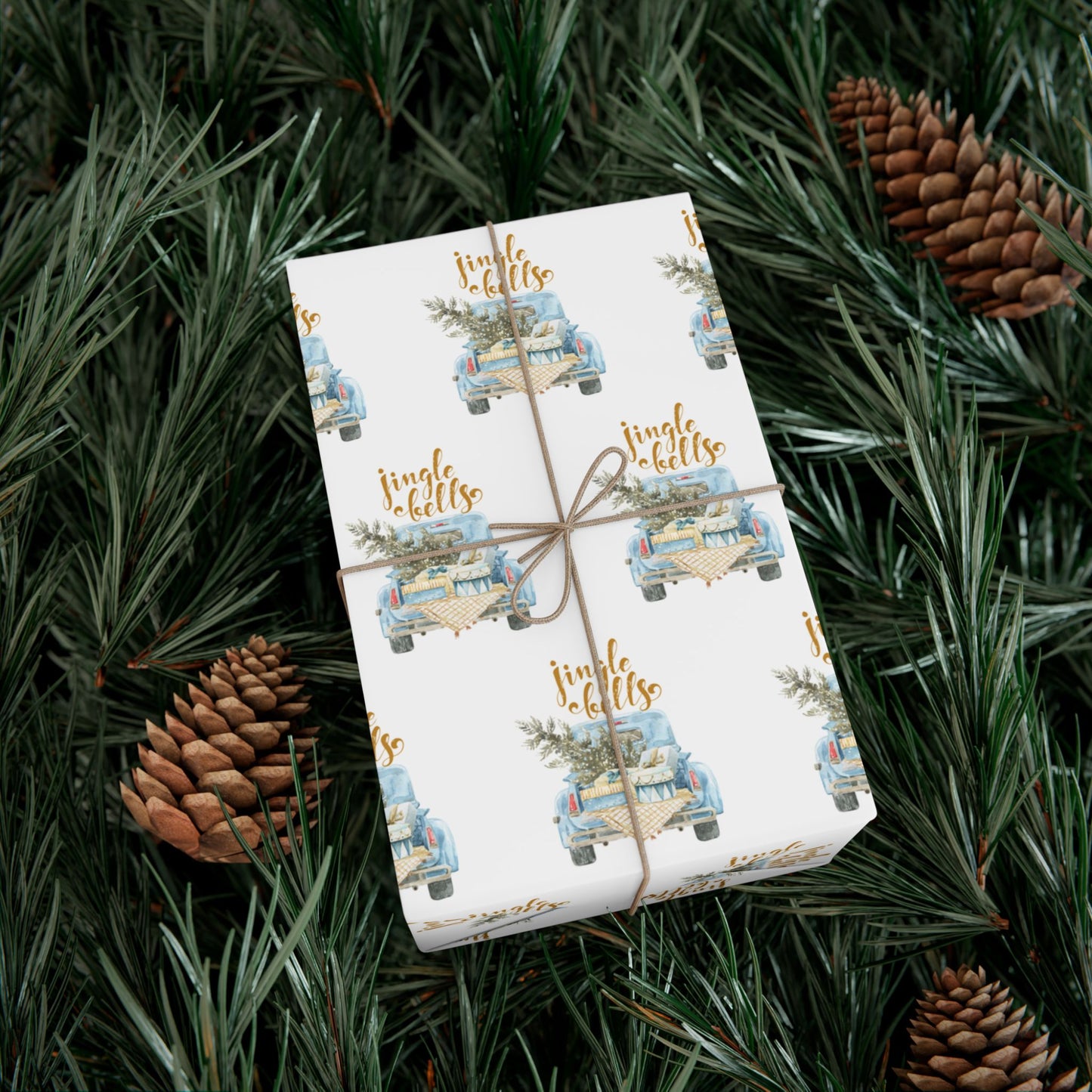 Charming Holiday Gift Wrap Papers - Rustic Style Wrapping, Seasonal Gifts, Eco-Friendly Packaging, Festive Present