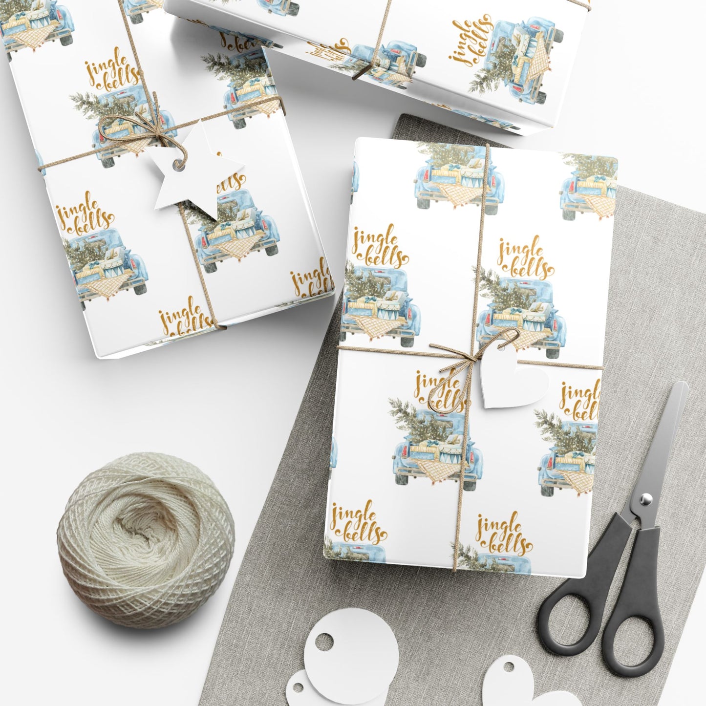 Charming Holiday Gift Wrap Papers - Rustic Style Wrapping, Seasonal Gifts, Eco-Friendly Packaging, Festive Present