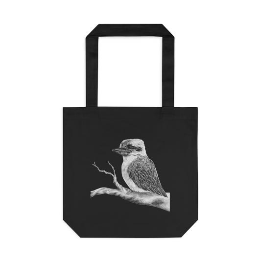Elegant Cotton Tote Bag, Bird & Dreamcatcher Design, Eco-Friendly Shopping Bag, Gift for Nature Lovers, Perfect for Festivals