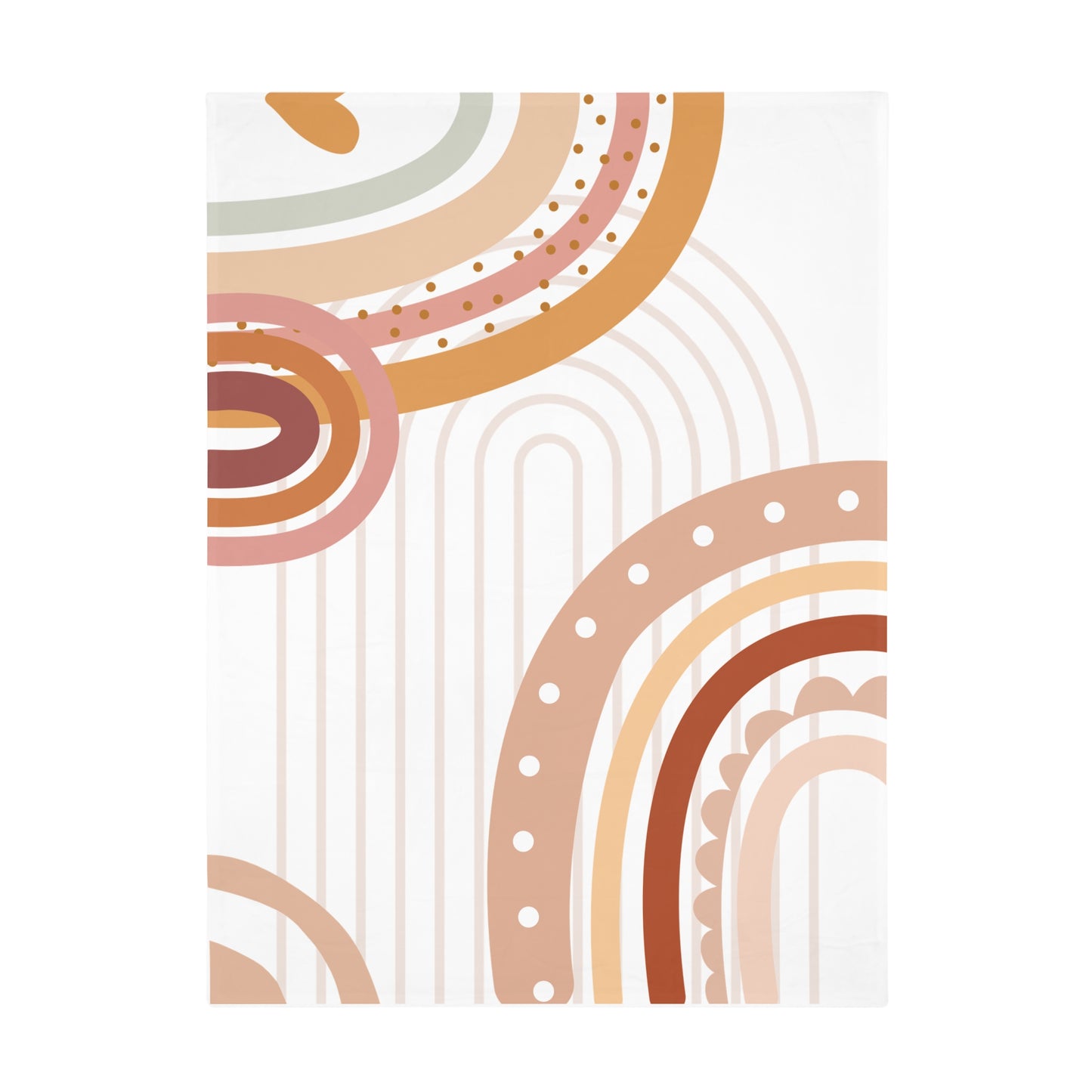 Cozy Plush Fleece Blanket with Abstract Rainbow Design, Soft Throw, Warm Home Decor, Gift for All Occasions, Snuggly Comfort Blanket,