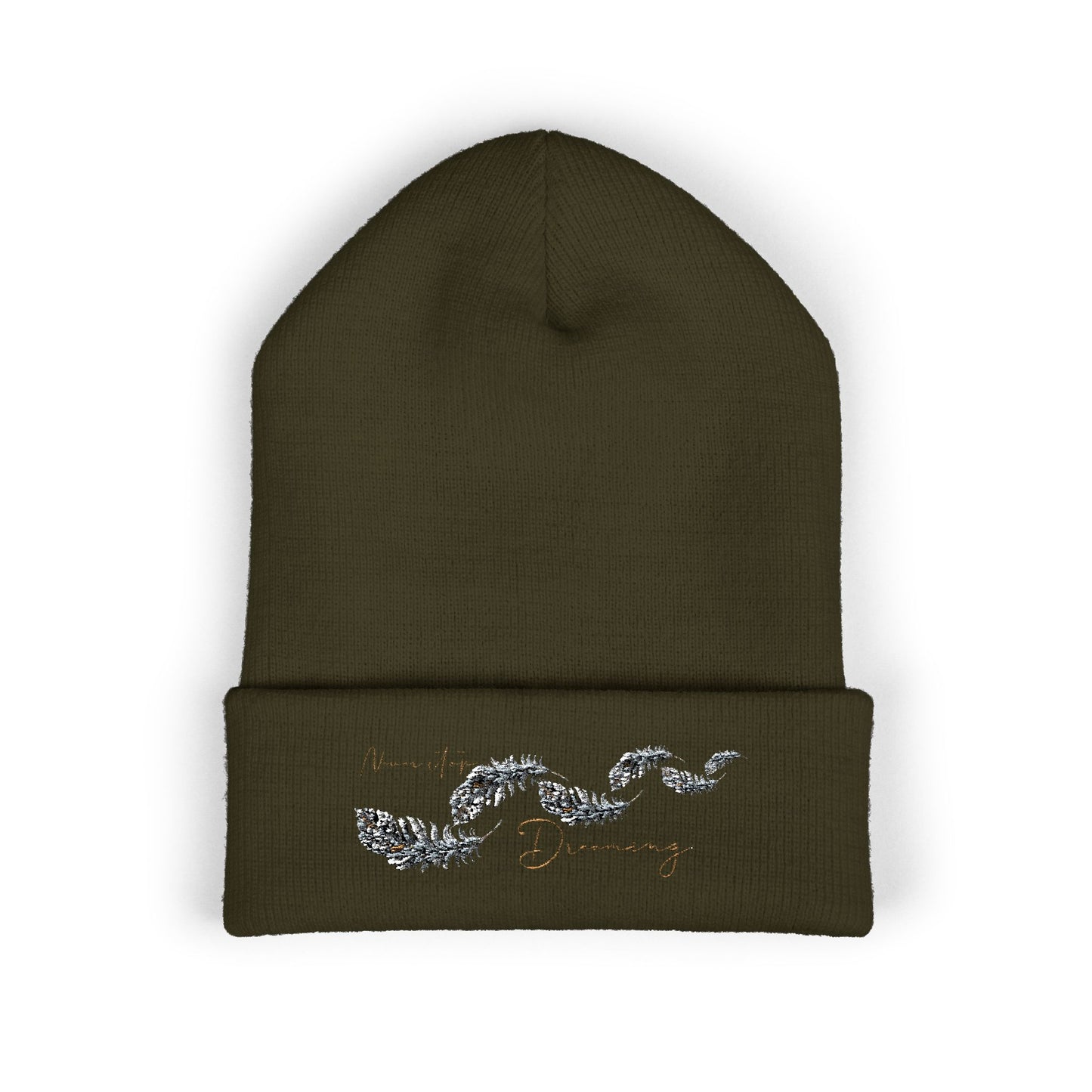 Embroidered Classic Cuffed Beanie | Warm Cozy Winter Hat | Unisex Knit Cap | Perfect Gift for Holidays, Beanie for Him, Her, Winter Fashion