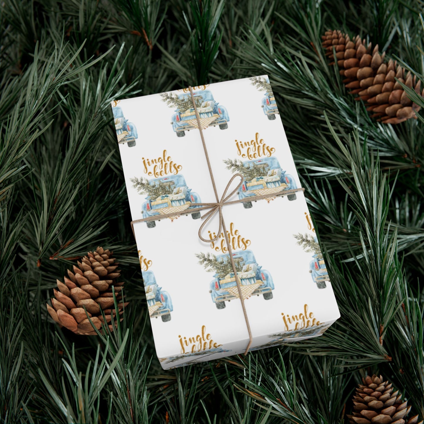 Charming Holiday Gift Wrap Papers - Rustic Style Wrapping, Seasonal Gifts, Eco-Friendly Packaging, Festive Present