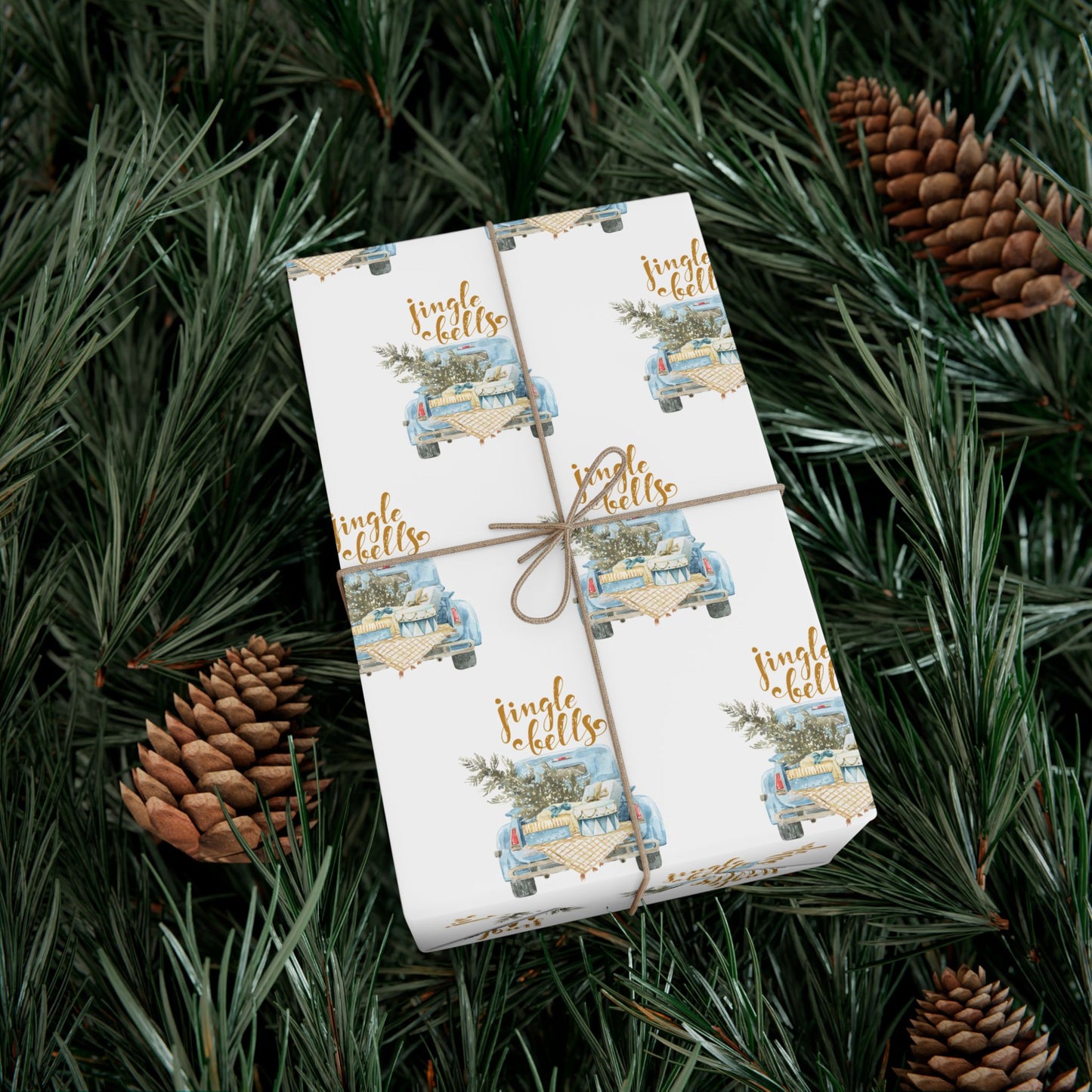 Charming Holiday Gift Wrap Papers - Rustic Style Wrapping, Seasonal Gifts, Eco-Friendly Packaging, Festive Present
