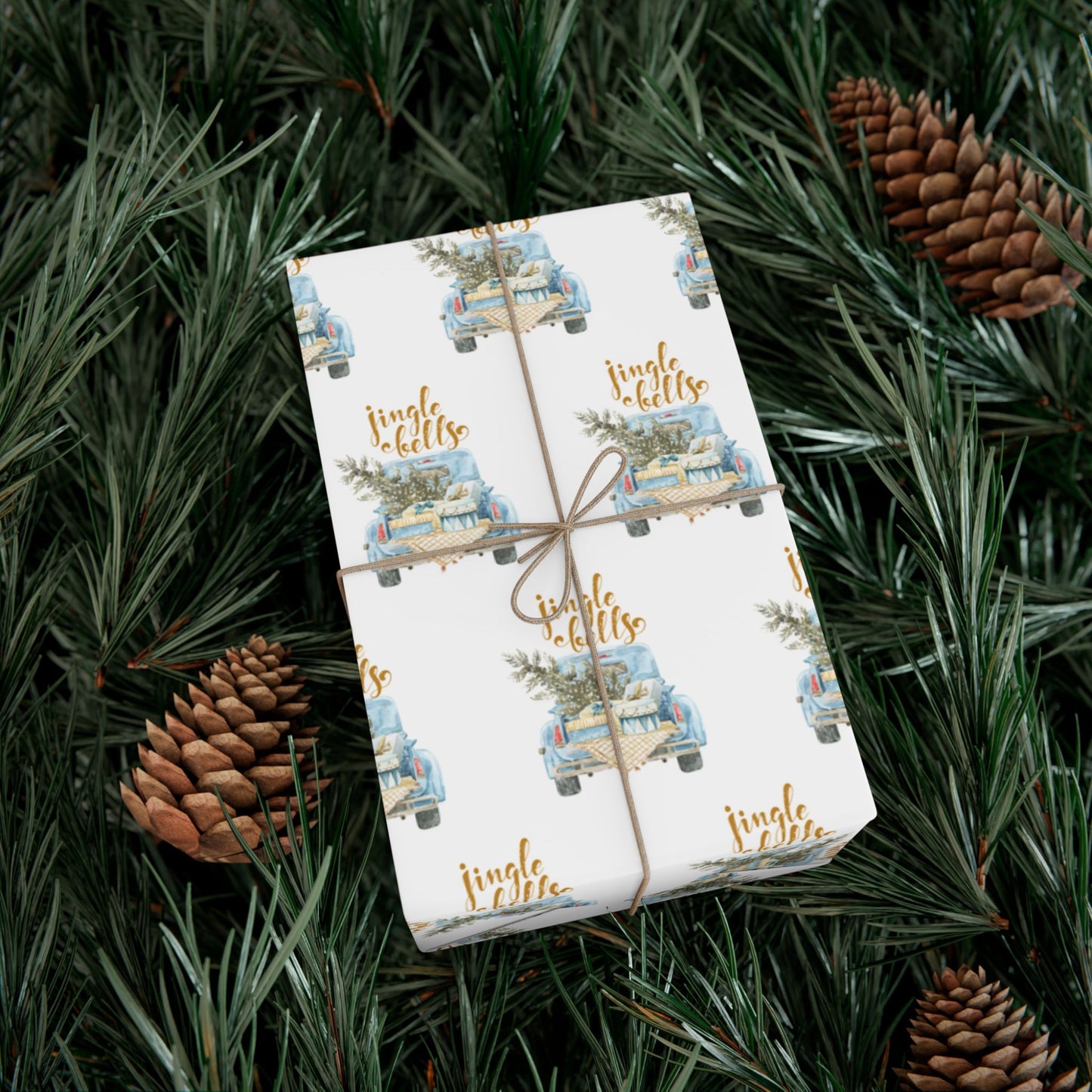 Charming Holiday Gift Wrap Papers - Rustic Style Wrapping, Seasonal Gifts, Eco-Friendly Packaging, Festive Present